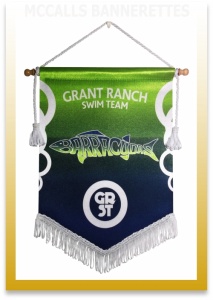 Grant Ranch Swim Team Promotional Pennants Image