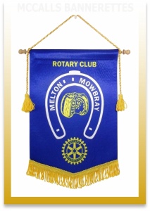 RotaryClub of Melton Mowbray promotional pennants Image