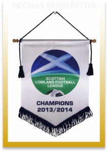Scottish Lowland Football League Custom Pennants Image