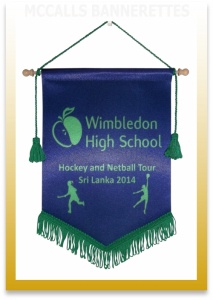 Wimbledon High School Soccer Pennants Image